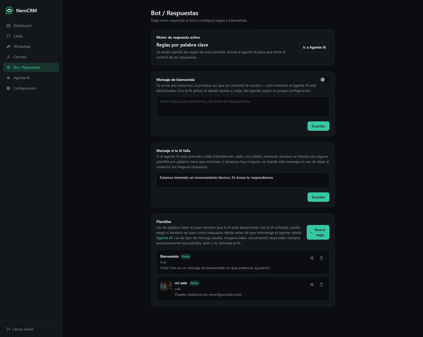 NERO CRM — imagen 6